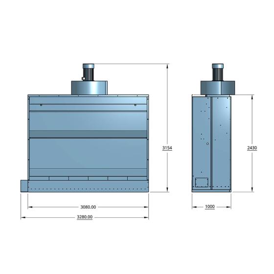 Покрасочная камера с водяной завесой TPS-SBW3000