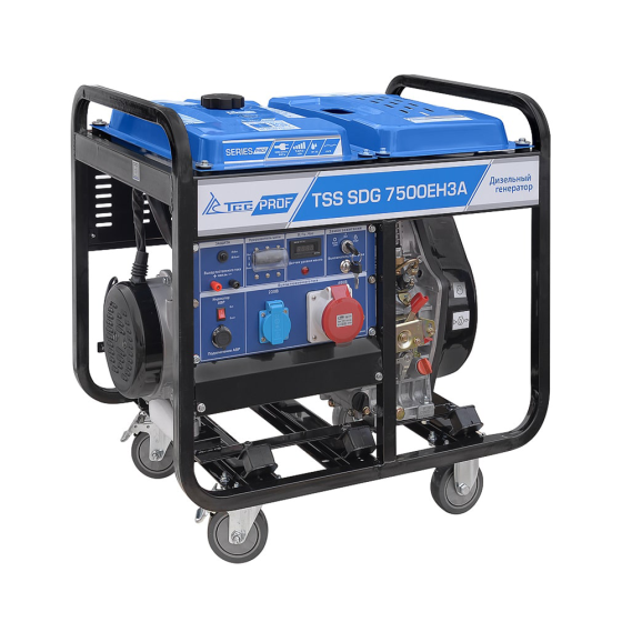 Дизель генератор TSS SDG 7500EH3A