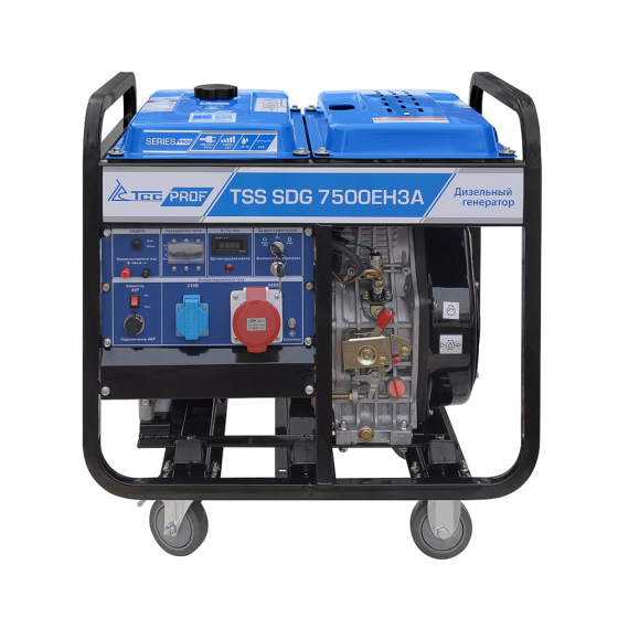 Дизель генератор TSS SDG 7500EH3A