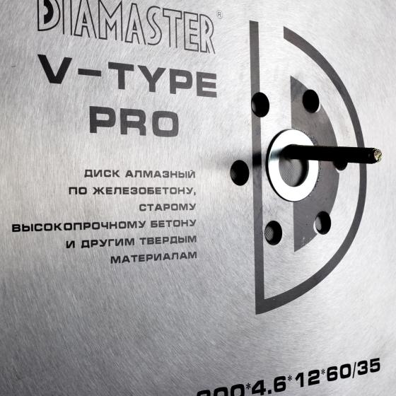 Диск сегментный V Type д. 800*3,5*60/35 (*4,6*12)мм | 46z/железобетон/wet DIAMASTER