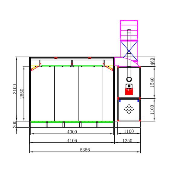 Окрасочно-сушильная камера WDK-210
